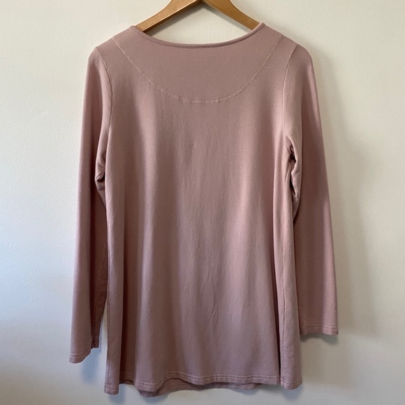 Soft Surroundings  Soft Jersey Knit Flowy Lounge Wear Tunic top - Picture 2 of 6